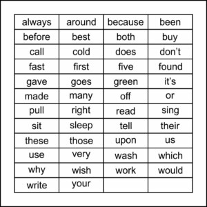 10 Best Second Grade Sight Words Printable Printablee