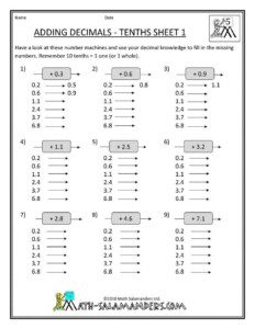 16 Printable Math Worksheets For 5th 6th Grade Free Math