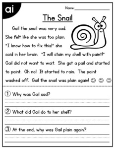 2nd Grade Reading Worksheets Best Coloring Pages For Kids