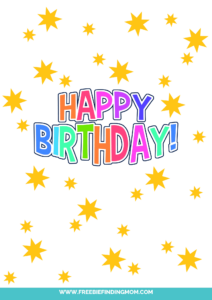 3 Free Happy Birthday Sign Printables Freebie Finding Mom