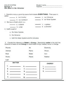 4th Grade Science Worksheets Best Coloring Pages For Kids