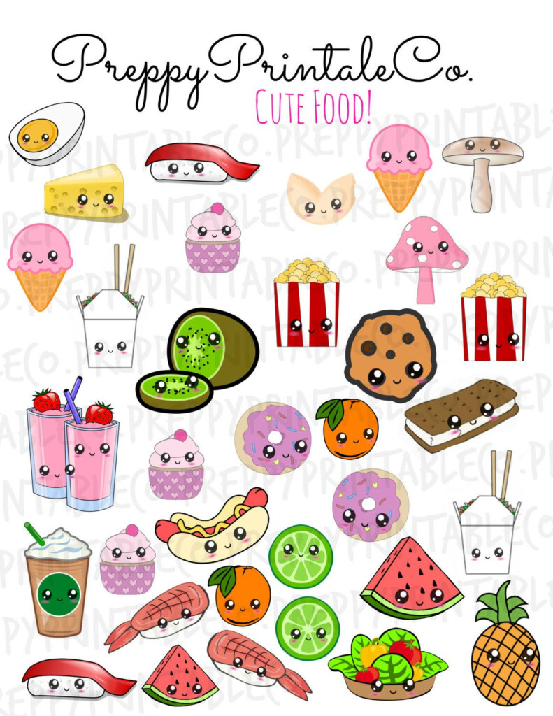 Cute Food Printables - NewFreePrintable.net