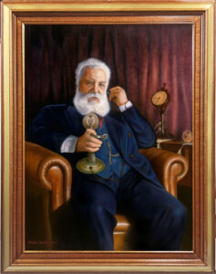 Alexander Graham Bell Portrait Maestro Art Giclee