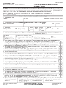 Atf Form 4473 Fill Online Printable Fillable Blank