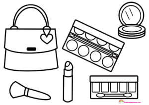 Coloring Pages Makeup At GetColorings Free Printable