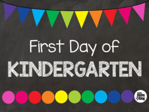 Dear Kindergarten Mama First Day Of K Printable