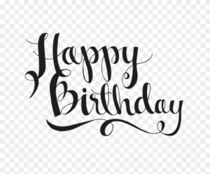 Download High Quality Happy Birthday Clipart Calligraphy