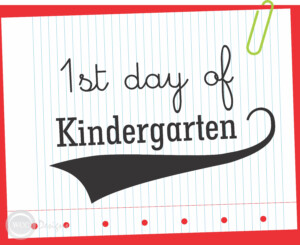 Download These FREE First Day Of School Printable Signs