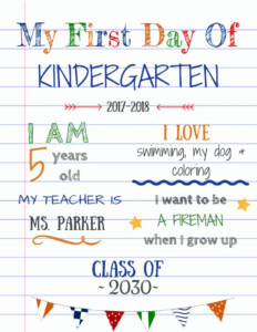 Editable First Day Of School Signs To Edit And Download