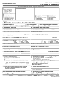 Form I 130 Uscis Printable Pdf Download