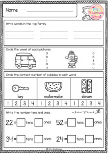 Free First Grade Morning Work Includes 20 Pages Of Morning