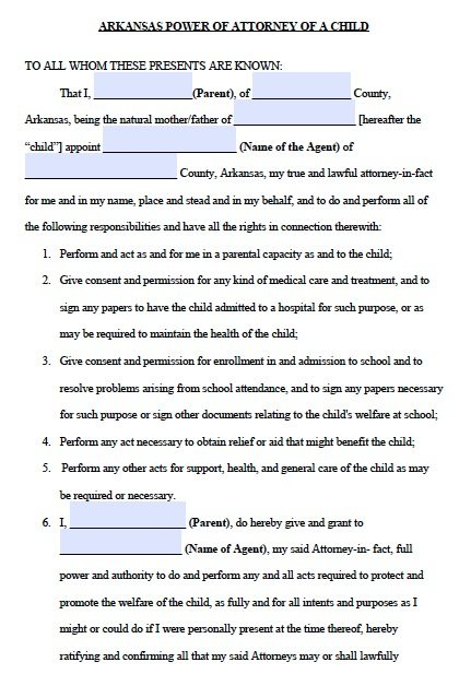 Free Printable Child Custody Forms Arkansas NewFreePrintable