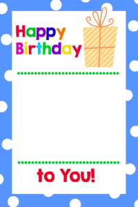 Free Printable Birthday Cards That Hold Gift Cards