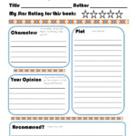 Free Printable Book Report Forms For Elementary Students