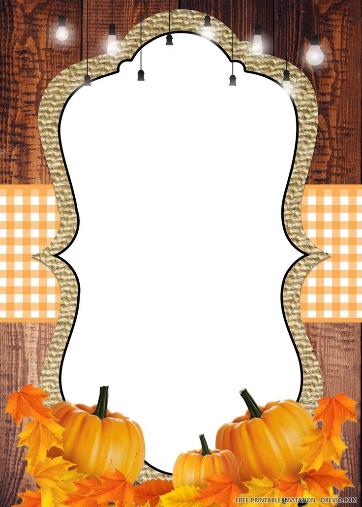  FREE PRINTABLE Fall Harvest Festival For Birthday 