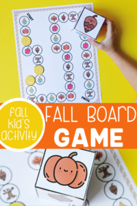 Free Printable Fall Theme Preschool Board Game Life Over C s