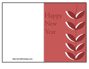 Free Printable Happy New Year Cards