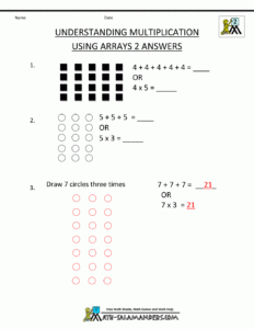 Free Printable Multiplication Worksheets 2nd Grade