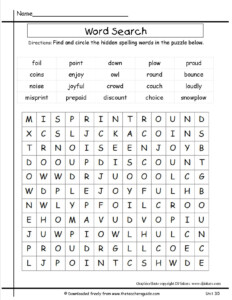 Free Printable Vocabulary Worksheets For 3Rd Grade Lexia