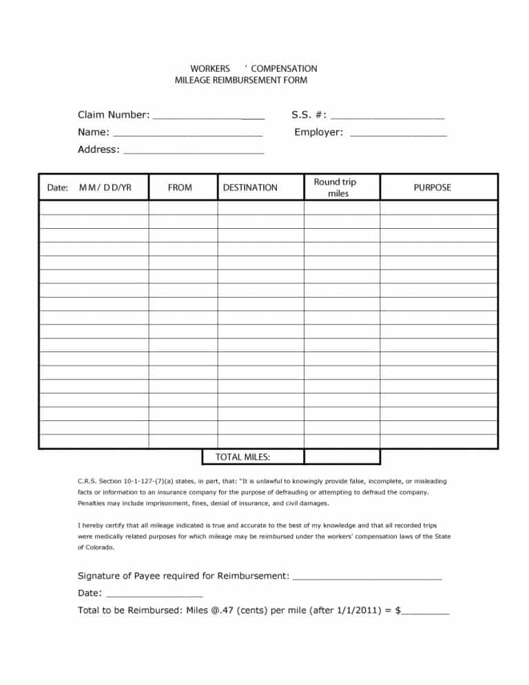 Printable Aaa Reimbursement Form Newfreeprintable Net Vrogue co