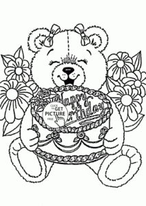 Get This Happy Birthday Coloring Pages Free Printable 61840