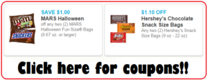 Halloween Candy Coupons Available To Print