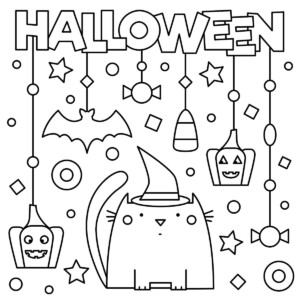 Halloween Coloring Pages 10 Free Spooky Printable