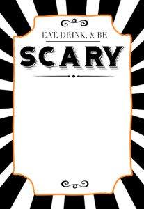 Halloween Invitations Free Printable Template Paper