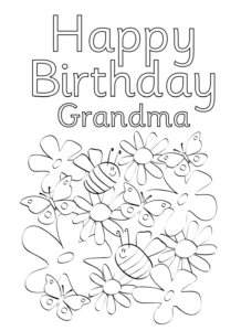 Happy Birthday Coloring Pages Happy Birthday Coloring