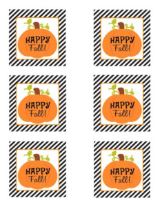 Happy Fall Tag Fall Tag Fall Gift Tag Happy Fall Gift Tag