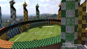 Harry Potter Series Quidditch Pitch In 2021 Quidditch