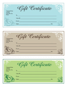 How To Make An Appealing Gift Certificate In MS Word