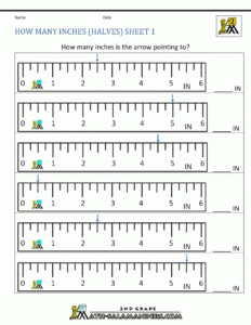 Measurement Math Worksheets Measuring Length