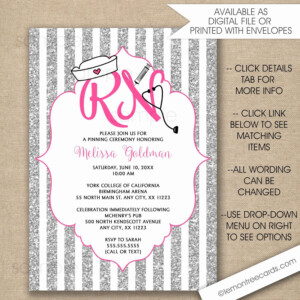 Nursing Graduation Invitation Templates Free Fresh Nurse