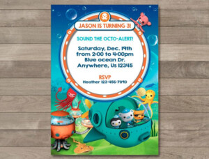 Octonauts Invitation Octonauts Party Octonauts Printable