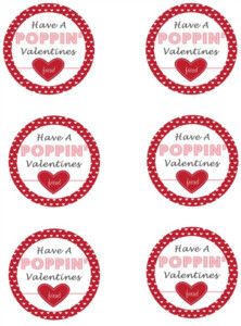 Popcorn Pops And Valentine s Day Printables Clean And