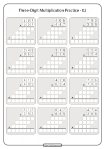 Printable 5th Grade Multiplication Worksheet 02