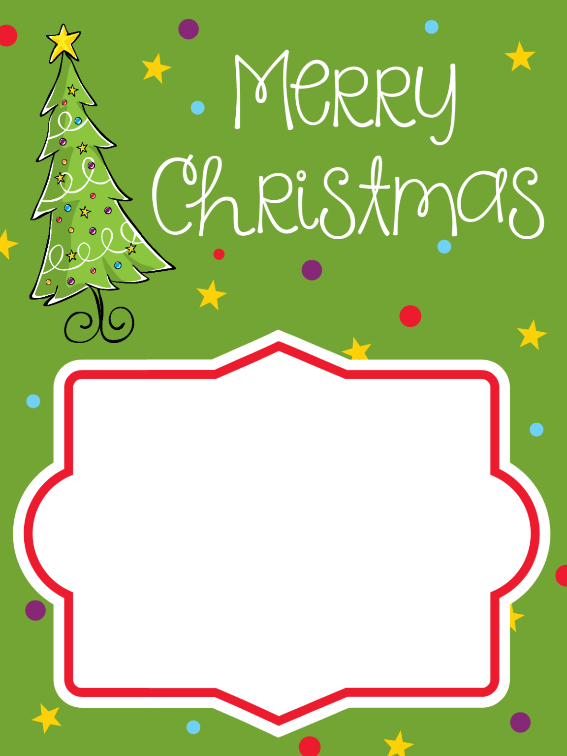 Christmas Gift Card Templates Free Printable NewFreePrintable