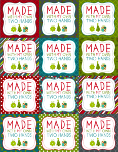 Printable Christmas Labels For Homemade Baking Free