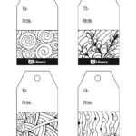 Printable Color Your Own Gift Tags For Purim PJ Library