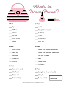 Printable Games For Women s Ministry That Are Delicate