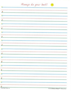 Printable Lined Paper For 2nd Grade Lined Paper You Can