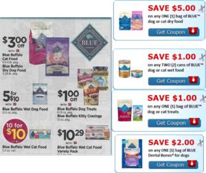 RARE NEW Blue Buffalo Printable Coupons Clip All In Post