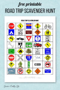 Road Trip Game Printables Road Trip Scavenger Hunt Car