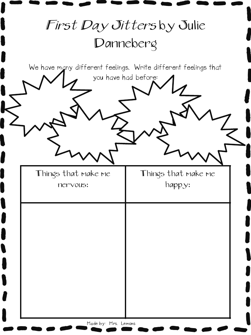 First Day Jitters Printable NewFreePrintable