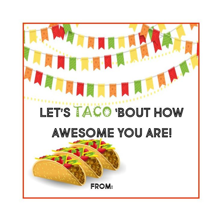 Taco Printable Etsy Restaurant Gift Cards Chips And 