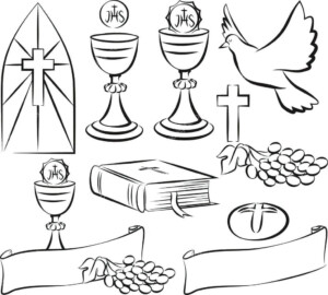 Template First Communion Banner Template Intended For