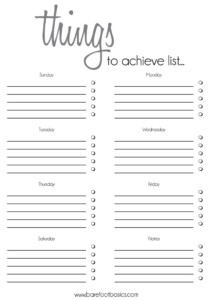 Things To Do Sheet Template SampleTemplatess