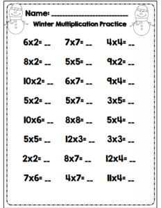 Third Grade Winter Math ELA Packet Common Core Aligned