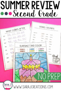 2nd Grade Summer Review Packet In 2020 Summer Review Summer School